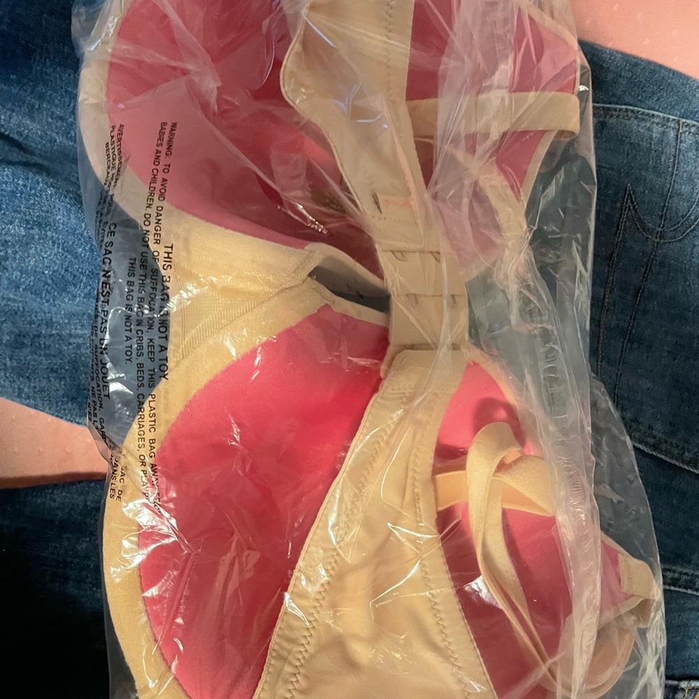 Pink bra